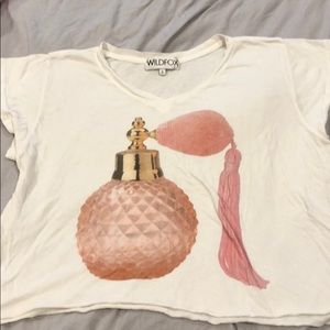 Wildfox crop T-shirt